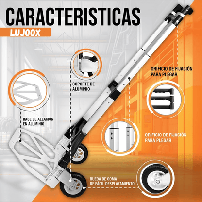 Carro de Mano Plegable - Alta Calidad y Garantía de 1 Año